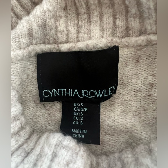 Cynthia Rowley Turtleneck Speckled Sweater - Picture 9 of 16